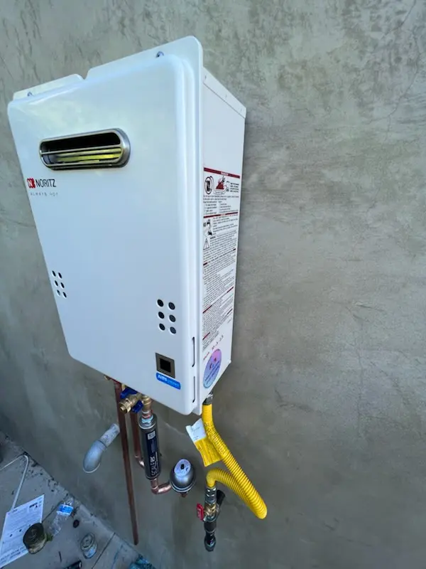 Tankless water heater installation for Escondido homes